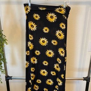 Sunflower maxi skirt